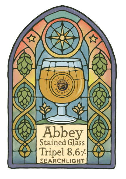 Abbey Stained Glass Belgian Tripel beer